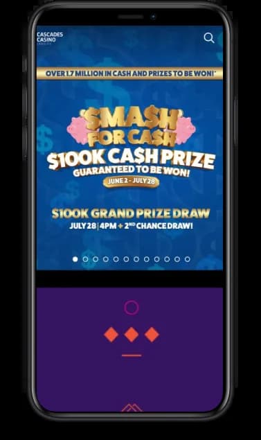 Cascades Casino Canada Mobile